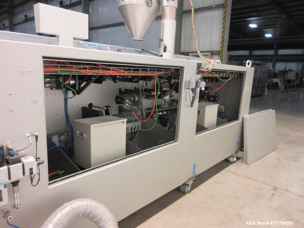 Used Bossar BMS-2.0/FLT-2PMP Simplex Duplex Horizontal Form Fill Seal Machine