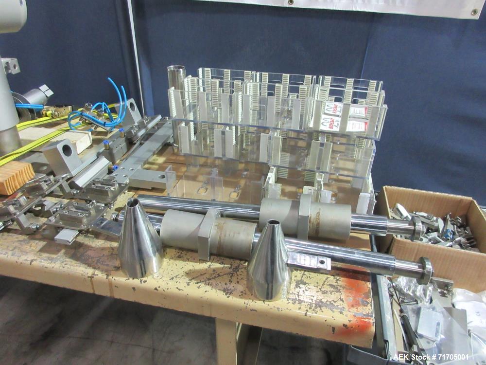 Used Bossar BMS-2.0/FLT-2PMP Simplex Duplex Horizontal Form Fill Seal Machine