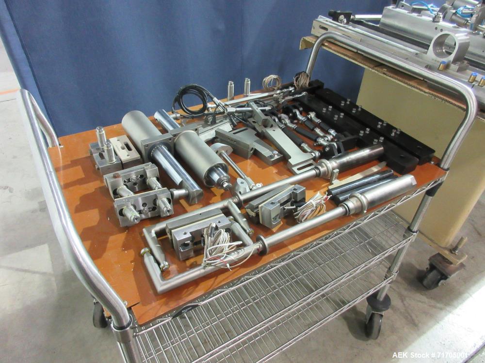 Used Bossar BMS-2.0/FLT-2PMP Simplex Duplex Horizontal Form Fill Seal Machine
