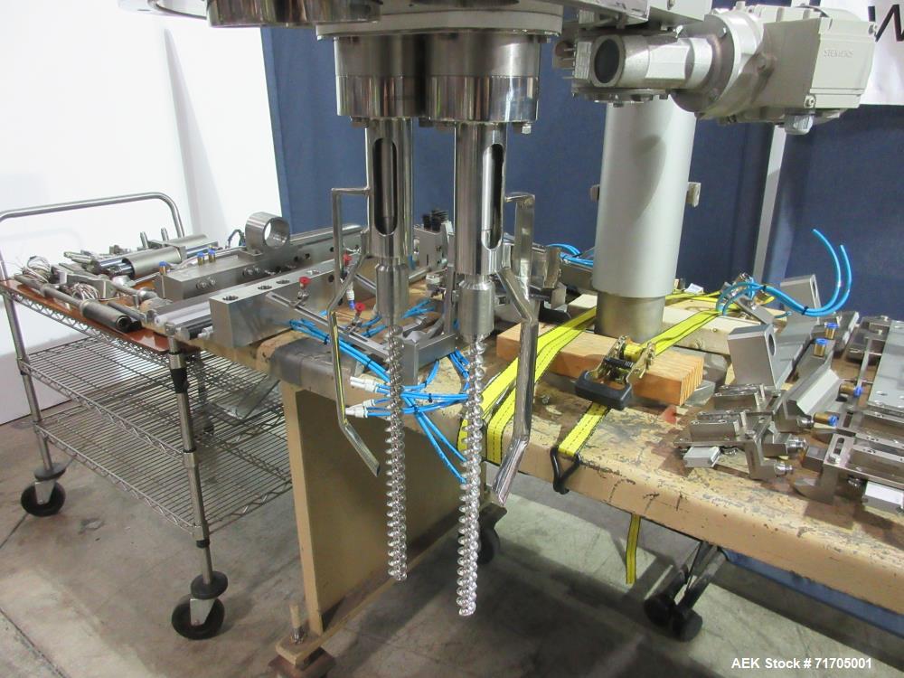 Used Bossar BMS-2.0/FLT-2PMP Simplex Duplex Horizontal Form Fill Seal Machine