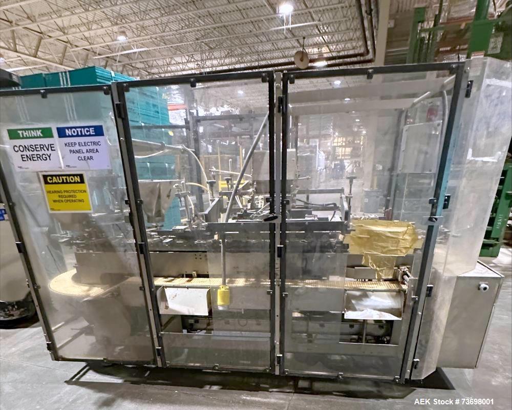 Used Roberts IMFS1500 Preformed Pouch Packager | 50 Pouches/Min | Allen Bradley Controls | SURP Pouch Filler. Capable of speeds up to 50 pouches per minute (depending on application, bag size and pro...