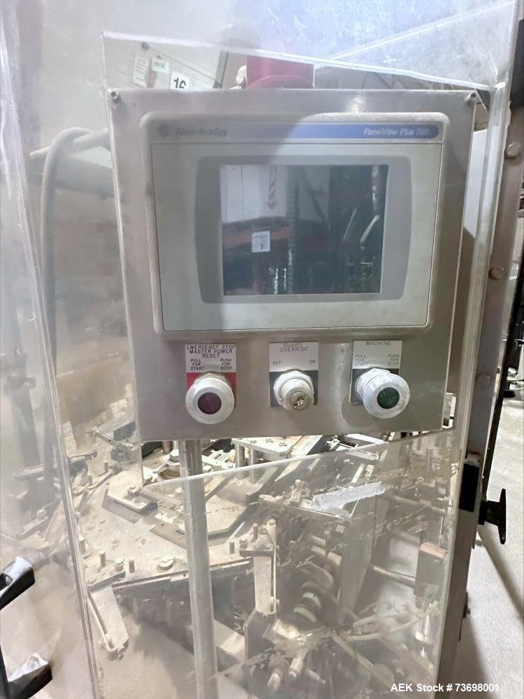 Used Roberts IMFS1500 Preformed Pouch Packager | 50 Pouches/Min | Allen Bradley Controls | SURP Pouch Filler. Capable of speeds up to 50 pouches per minute (depending on application, bag size and pro...