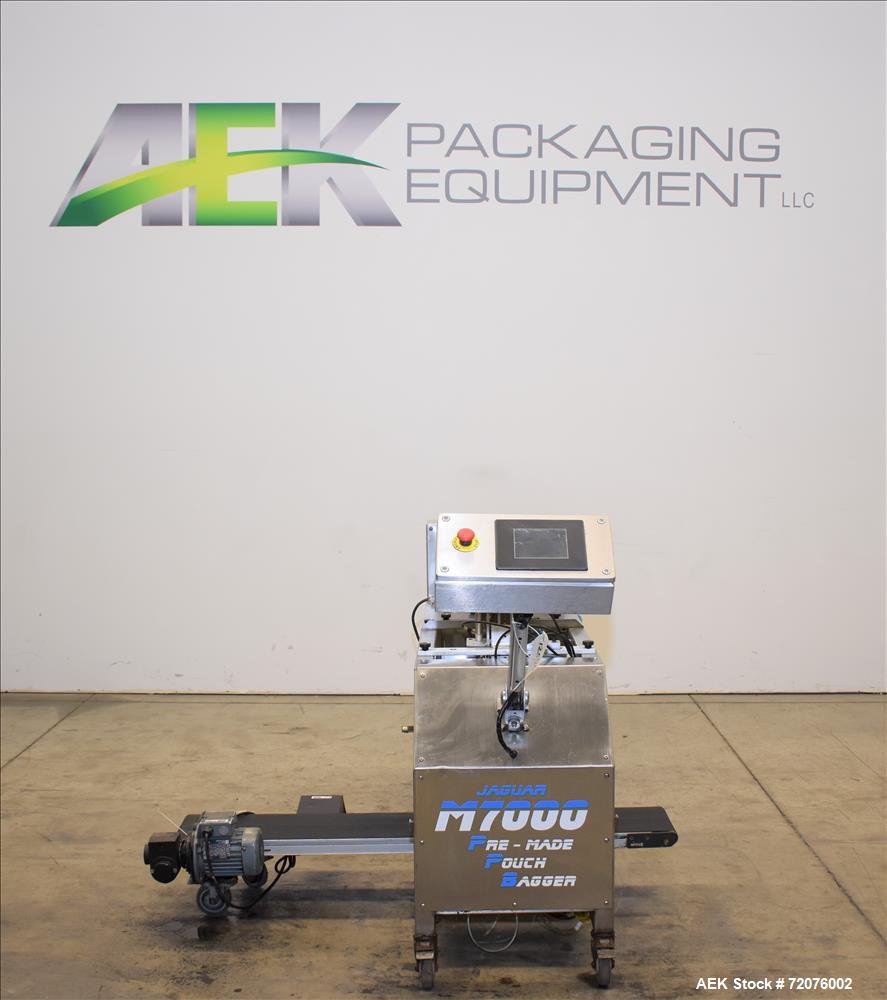 Used Jaguar  Model M7000 Semi Automatic Pre-Made Pouch Packager, Model M7000
