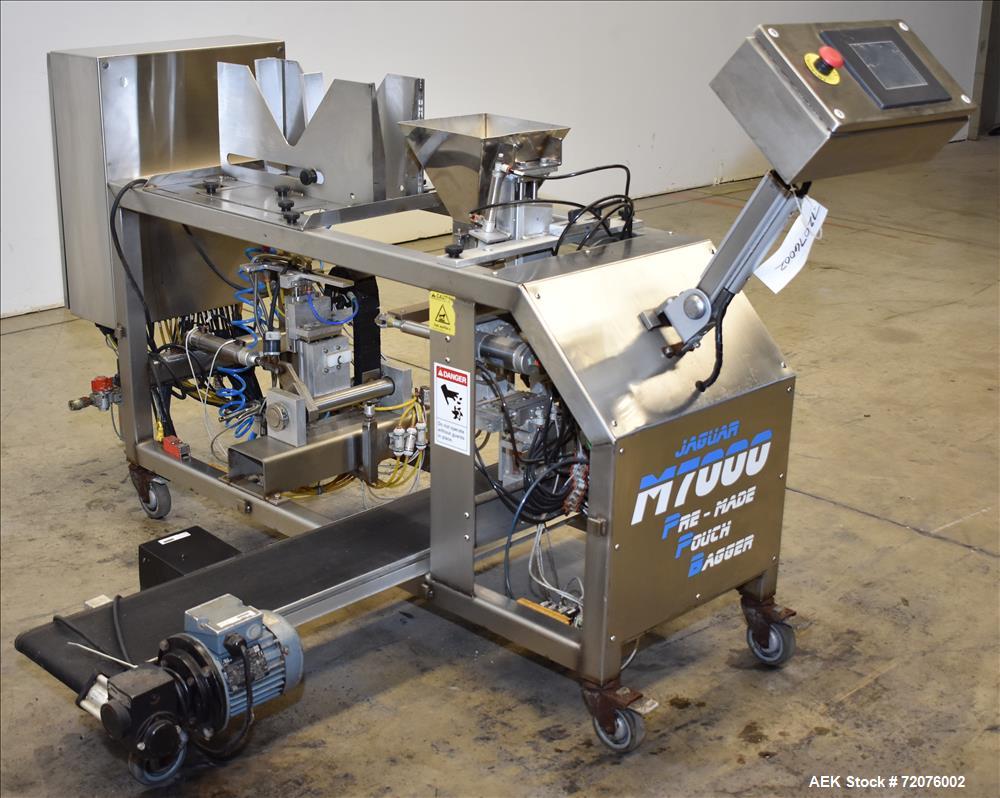 Used Jaguar  Model M7000 Semi Automatic Pre-Made Pouch Packager, Model M7000