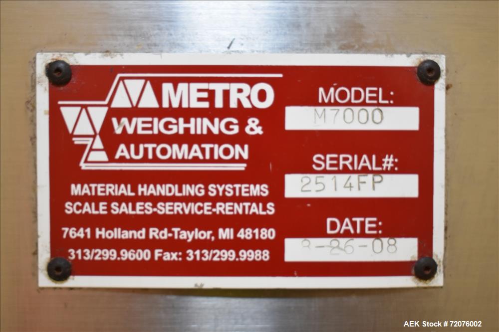 Used Jaguar  Model M7000 Semi Automatic Pre-Made Pouch Packager, Model M7000
