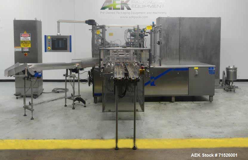 Used Laudenberg Model PMP20 Duplex Pre-Made Pouch Packager, Model FBM20.