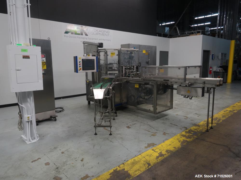 Used- Laudenberg Model PMP20 Duplex Pre-Made Pouch Packager, Model FBM20.