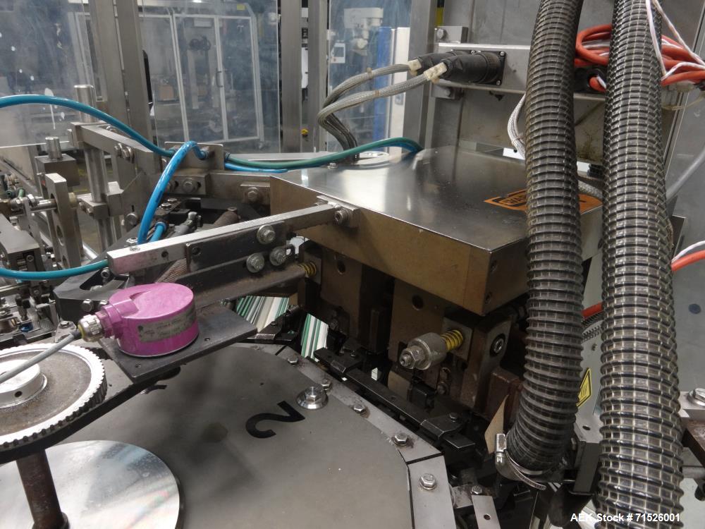 Used Laudenberg Model PMP20 Duplex Pre-Made Pouch Packager, Model FBM20.
