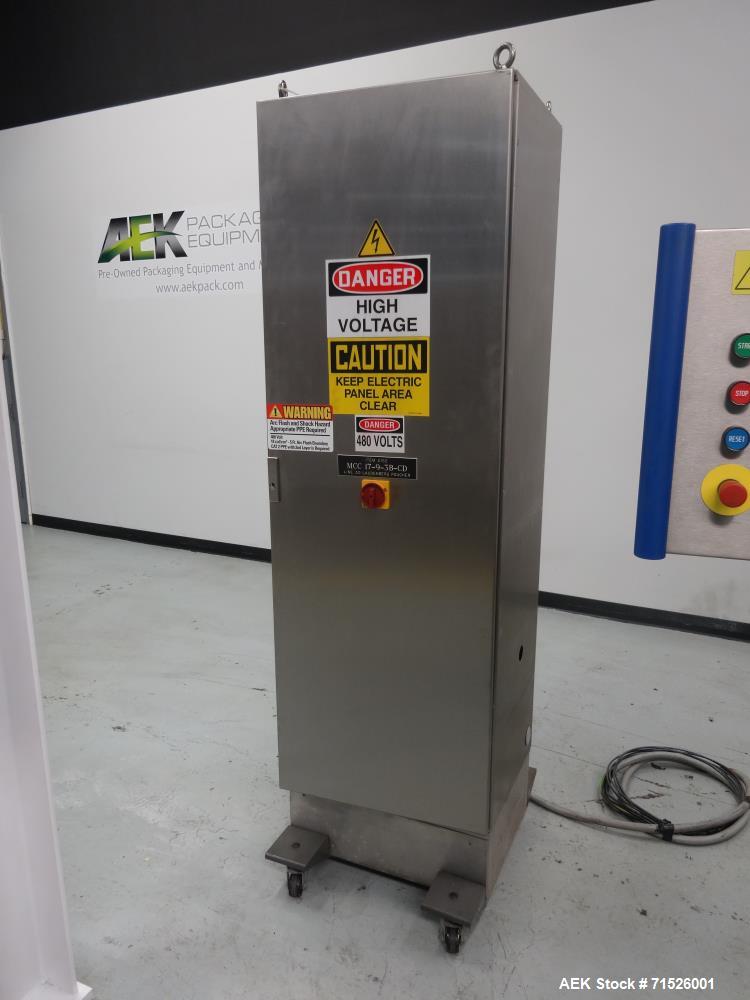 Used Laudenberg Model PMP20 Duplex Pre-Made Pouch Packager, Model FBM20.