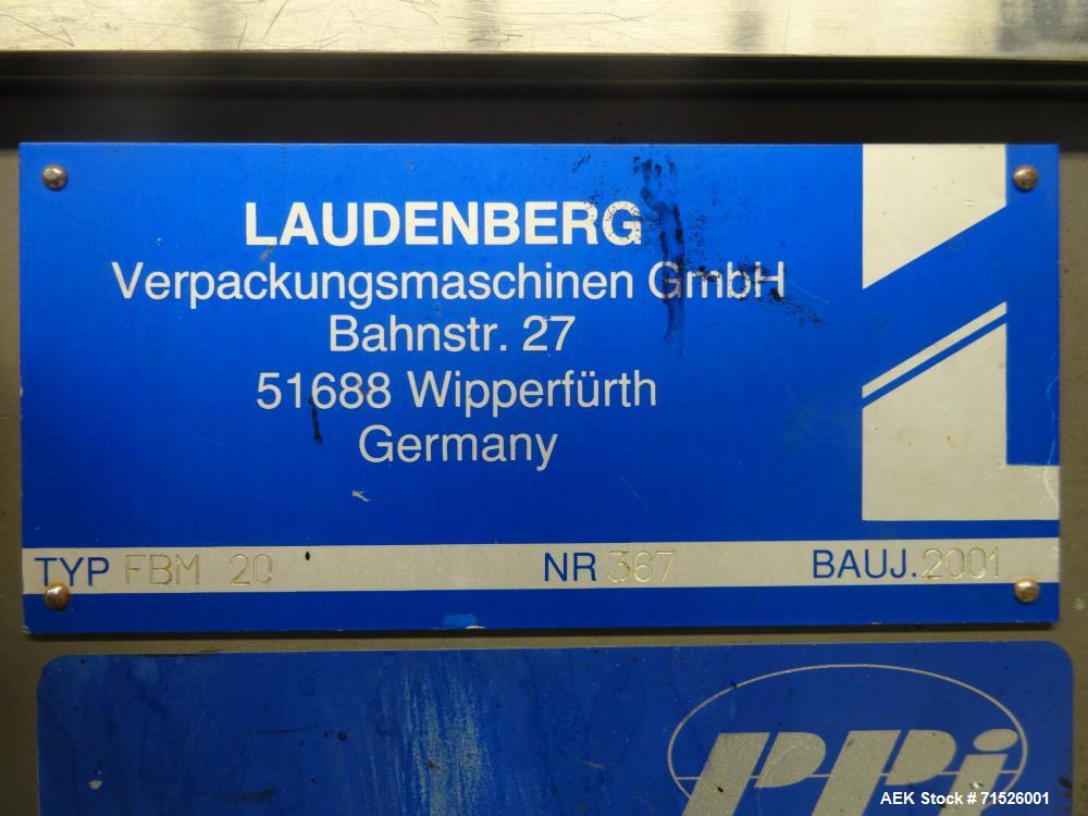 Used- Laudenberg Model PMP20 Duplex Pre-Made Pouch Packager, Model FBM20.