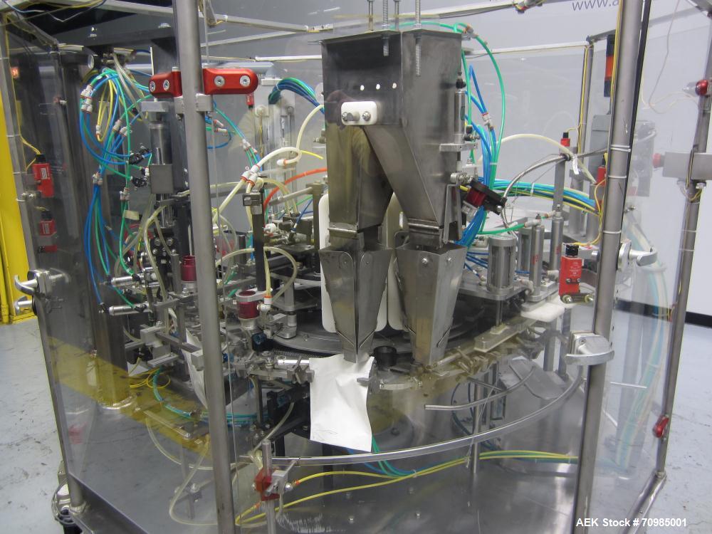 Used MFG Inc Model Gemini Preformed Pouch Packaging Machine