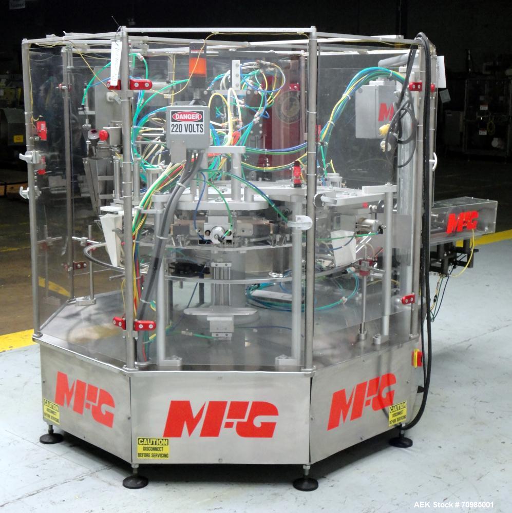 Used MFG Inc Model Gemini Preformed Pouch Packaging Machine