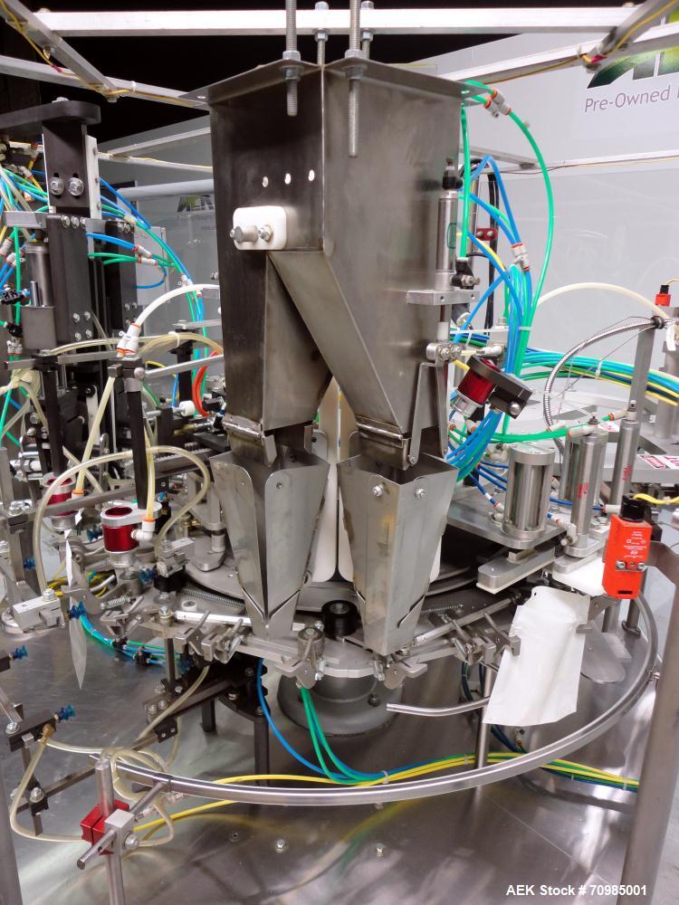 Used MFG Inc Model Gemini Preformed Pouch Packaging Machine