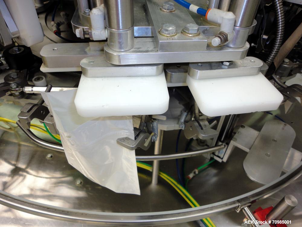 Used MFG Inc Model Gemini Preformed Pouch Packaging Machine