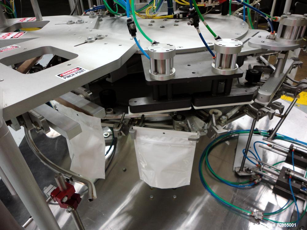 Used MFG Inc Model Gemini Preformed Pouch Packaging Machine
