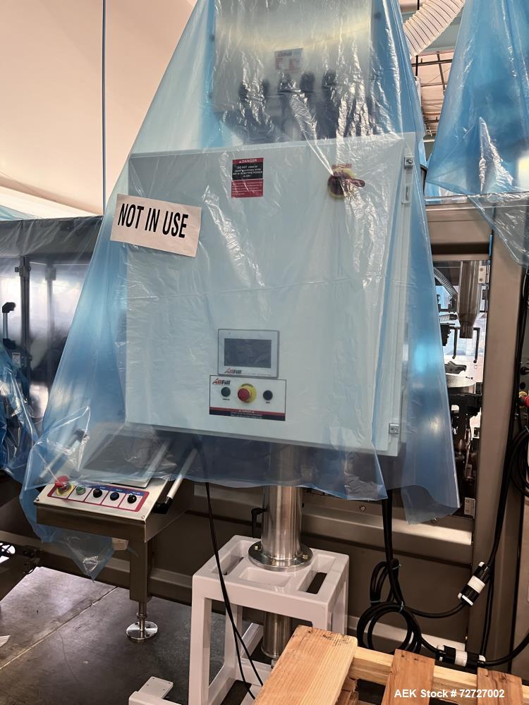 Used- Mamata Model PFS-250 Premade Pouch Machine. Capable of speeds up to 55 per minute (depending on size and application)....