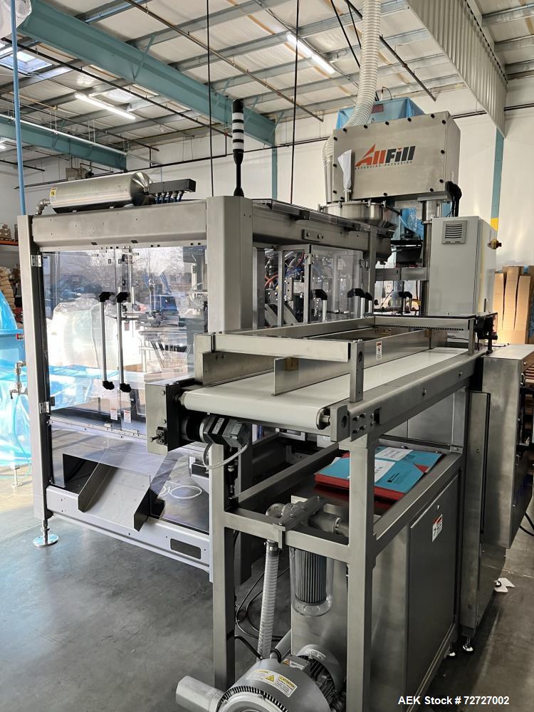 Used- Mamata Model PFS-250 Premade Pouch Machine. Capable of speeds up to 55 per minute (depending on size and application)....