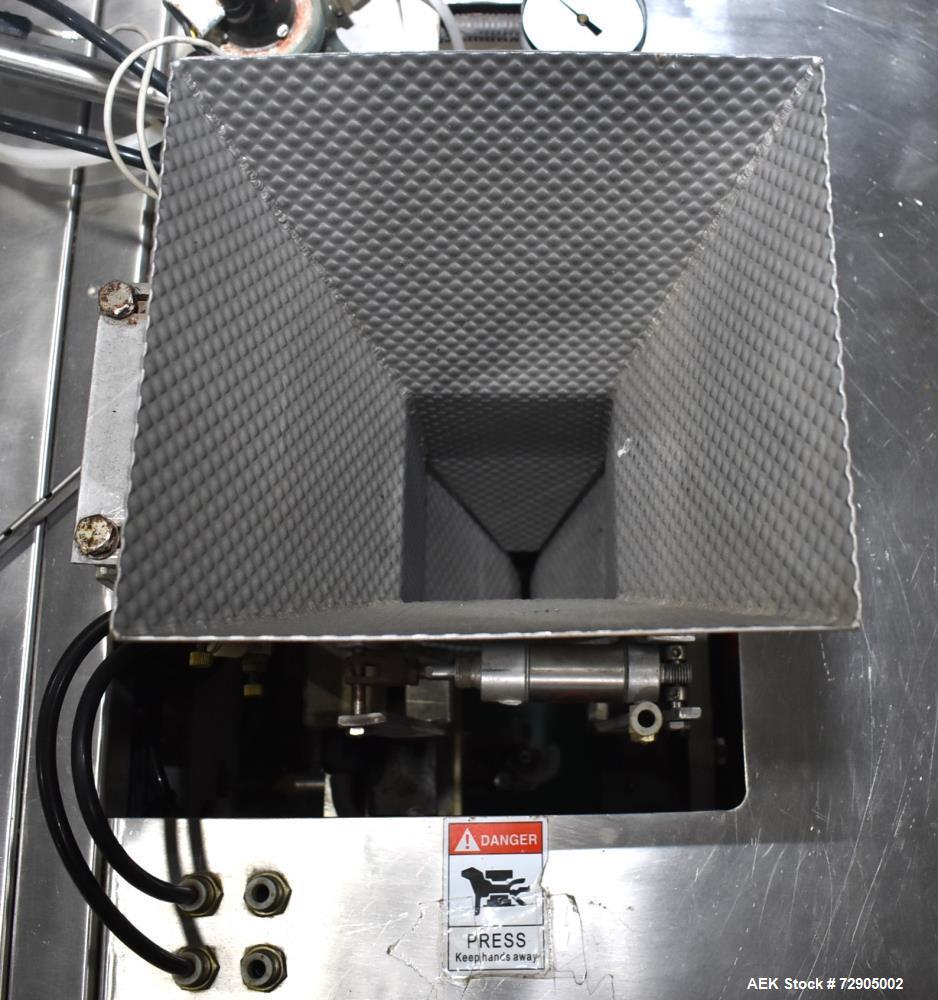Used Ohlson (Nvenia) HOFS-1013-JR Premade Pouch Machine – 18 PPM, 4.5 lbs Max Fill