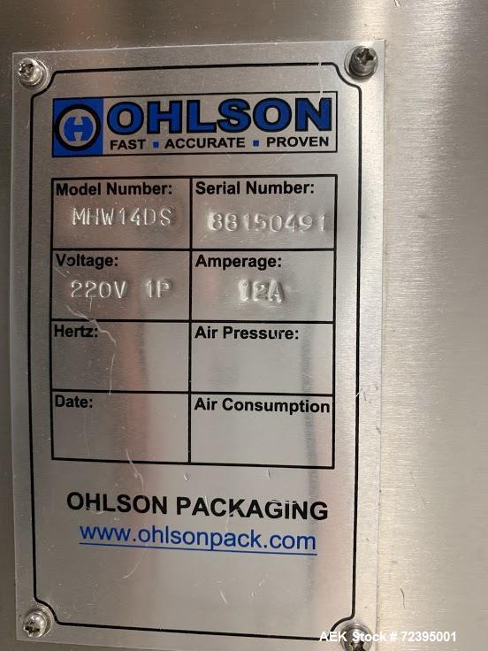 Used- Ohlson Model AP-837-IV-Z Preformed Pouch Machine