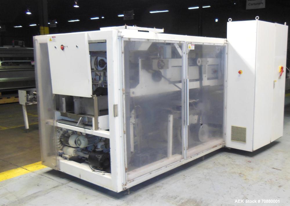 Used Optima Model LBV3 Pre-Formed Wicketed Bag Opener and Sealer