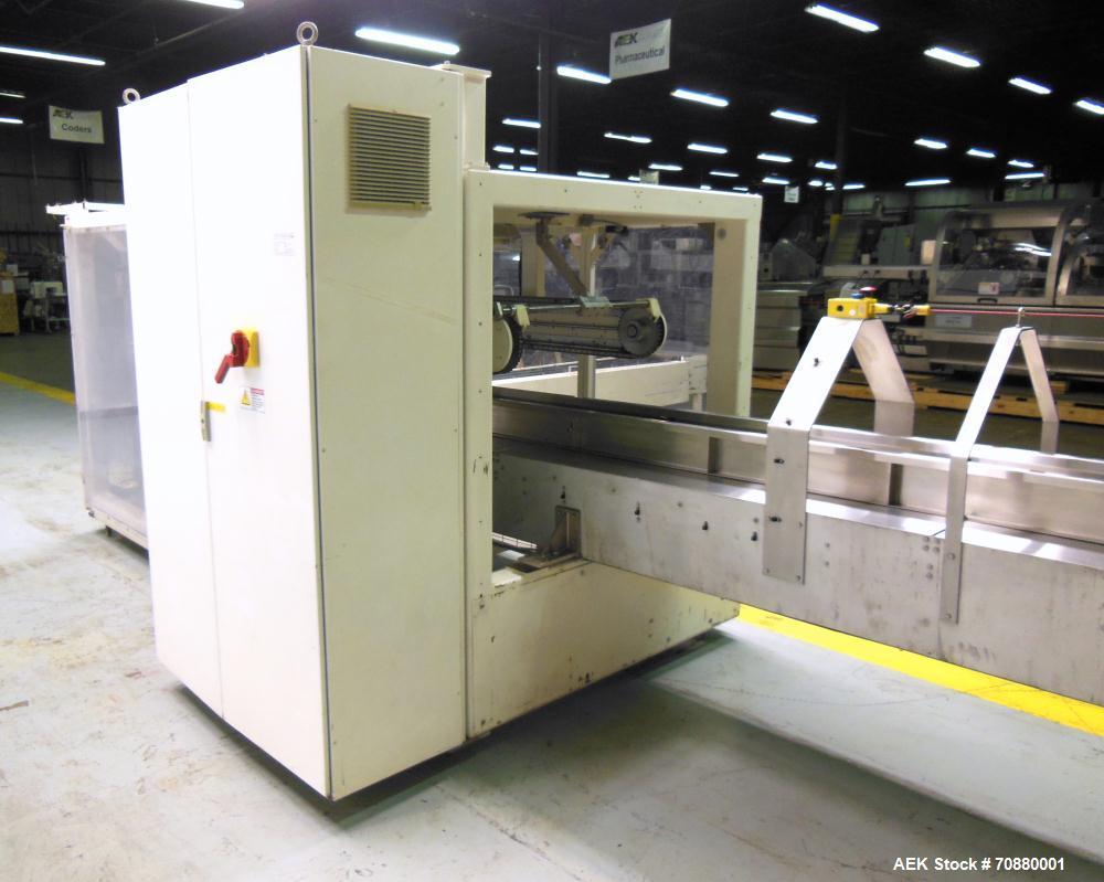 Used Optima Model LBV3 Pre-Formed Wicketed Bag Opener and Sealer