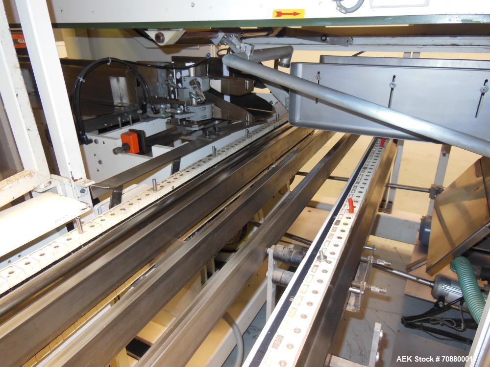 Used Optima Model LBV3 Pre-Formed Wicketed Bag Opener and Sealer