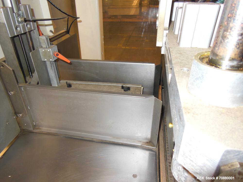 Used Optima Model LBV3 Pre-Formed Wicketed Bag Opener and Sealer