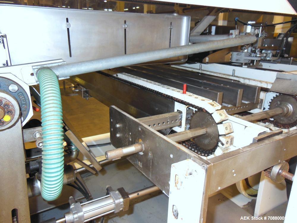 Used Optima Model LBV3 Pre-Formed Wicketed Bag Opener and Sealer