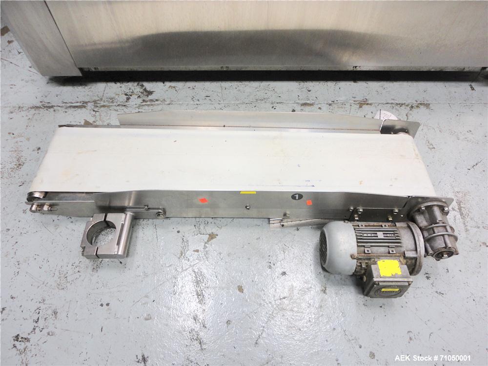 Used PSG Lee Model RP-8BT-Z Premade Pouch Filler/Sealer. Designed for pouches with gusset stand-up bottom, and with zipper seal. Pouch size range: 3.9" - 9.4" pouch width, maximum 13.8" pouch height....