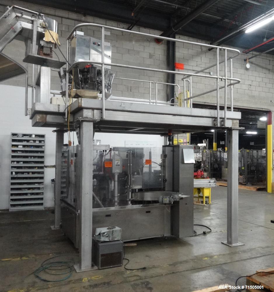 Used PSG Lee Model RP-8BT-Z Premade Pouch Filler/Sealer