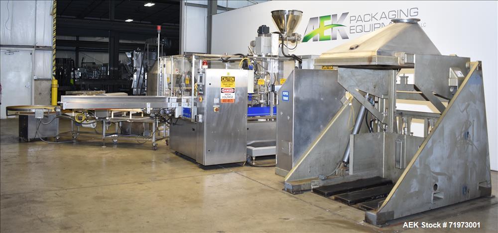 Used- PSG Lee Horizontal Pre-Made Pouch Packager with Powder Auger Filler