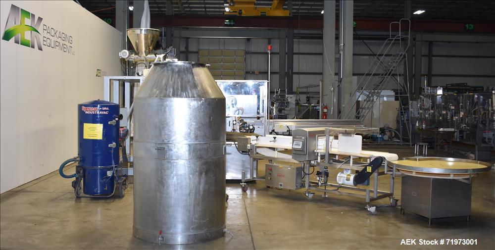 Used PSG Lee Horizontal Pre-Made Pouch Packager with Powder Auger Filler