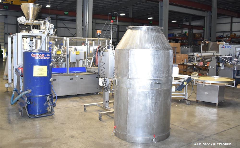 Used PSG Lee Horizontal Pre-Made Pouch Packager with Powder Auger Filler