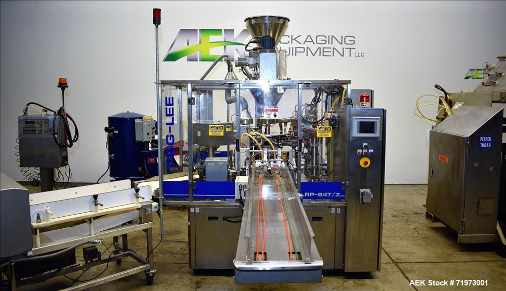 Used PSG Lee Horizontal Pre-Made Pouch Packager with Powder Auger Filler
