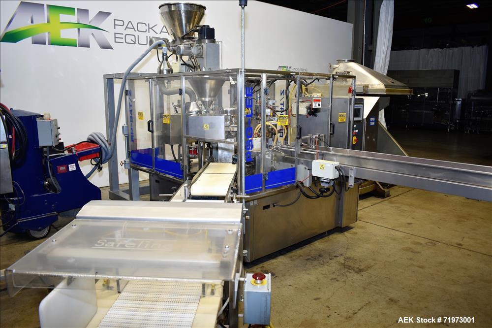 Used PSG Lee Horizontal Pre-Made Pouch Packager with Powder Auger Filler