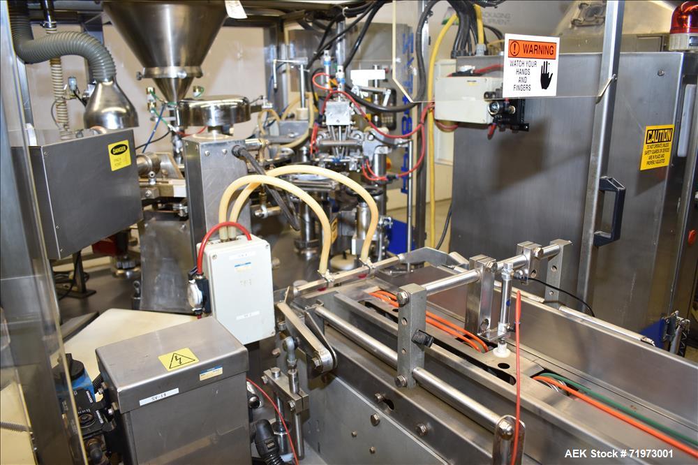 Used PSG Lee Horizontal Pre-Made Pouch Packager with Powder Auger Filler