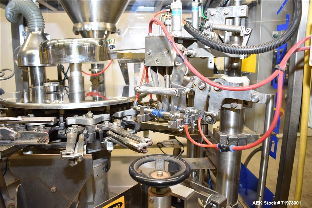 Used PSG Lee Horizontal Pre-Made Pouch Packager with Powder Auger Filler