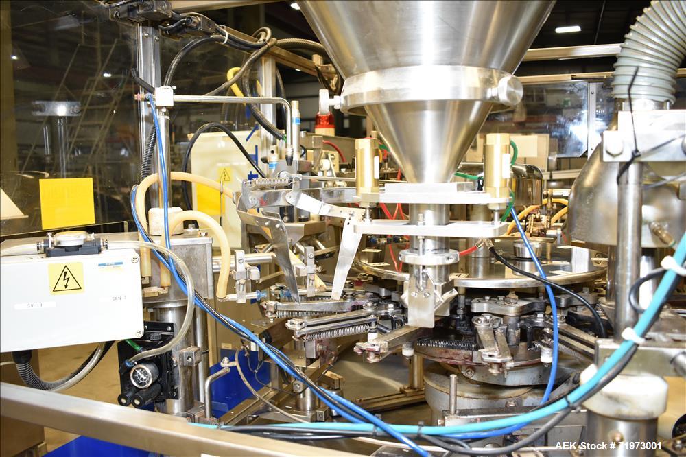 Used PSG Lee Horizontal Pre-Made Pouch Packager with Powder Auger Filler