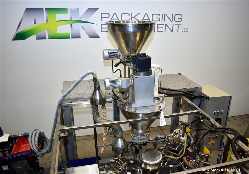 Used PSG Lee Horizontal Pre-Made Pouch Packager with Powder Auger Filler