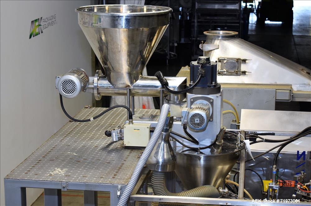 Used PSG Lee Horizontal Pre-Made Pouch Packager with Powder Auger Filler