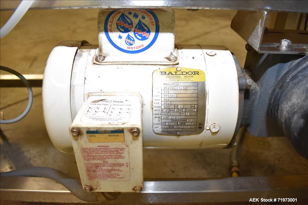 Used PSG Lee Horizontal Pre-Made Pouch Packager with Powder Auger Filler