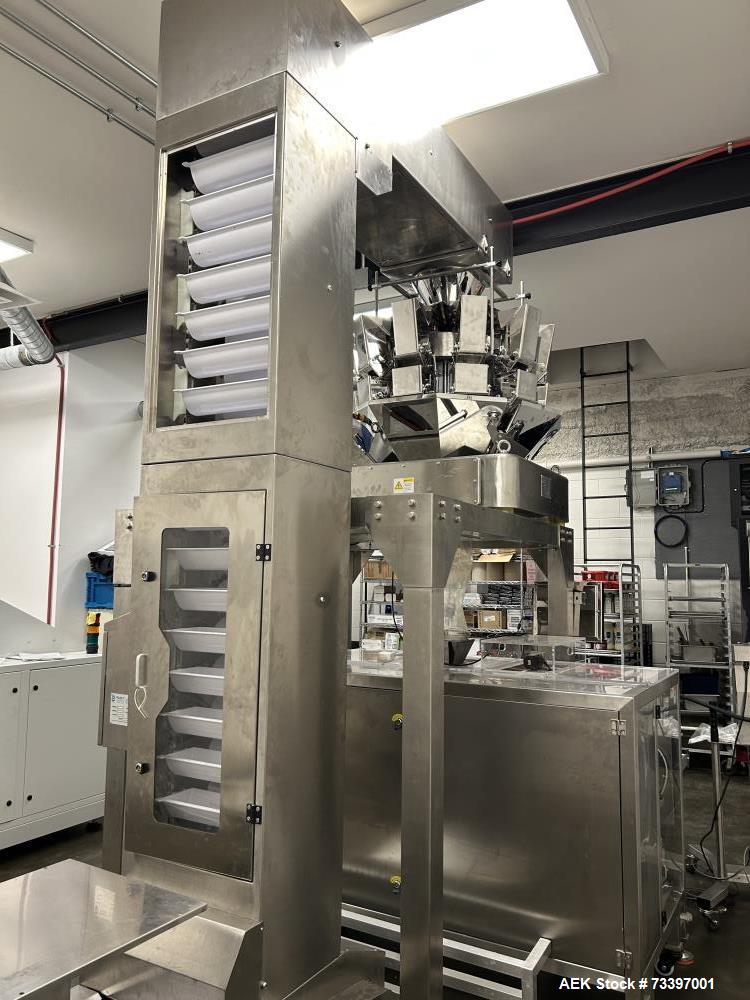 Used Plan-It Packaging Systems Vertical Form, Fill, and Seal Machine – Model Neptune EcoBagger 2100