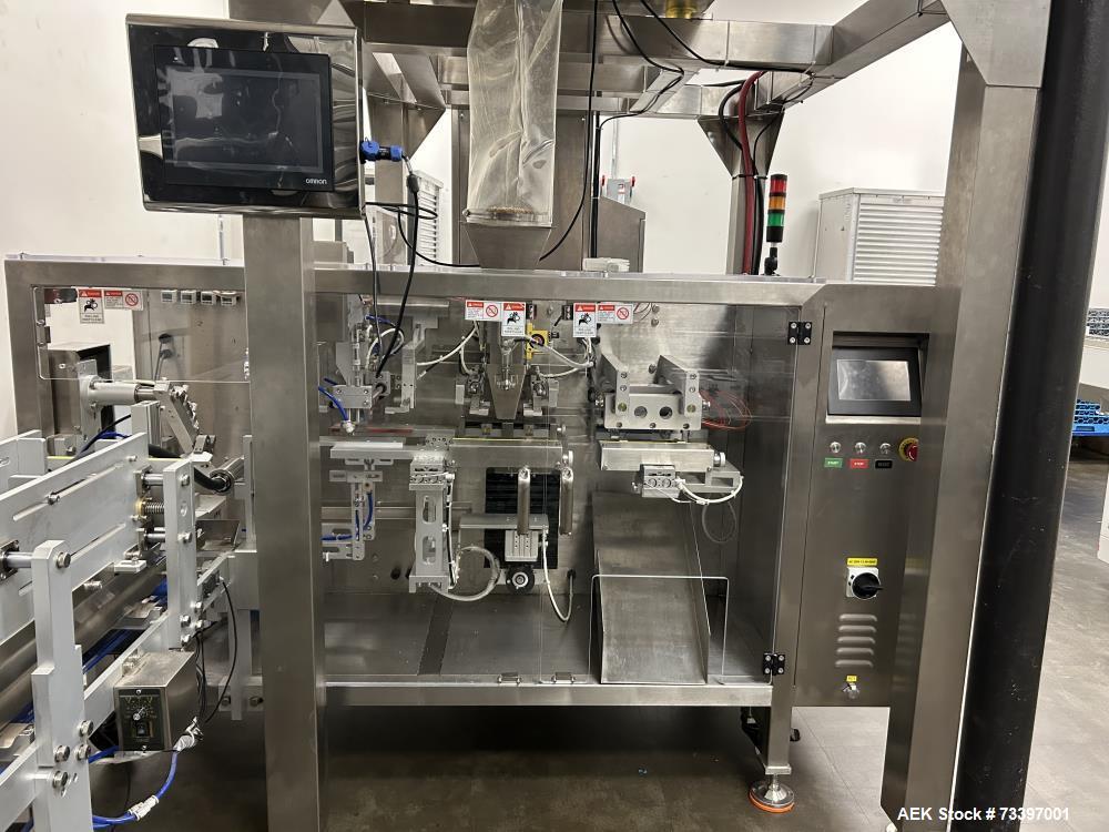 Used Plan-It Packaging Systems Vertical Form, Fill, and Seal Machine – Model Neptune EcoBagger 2100