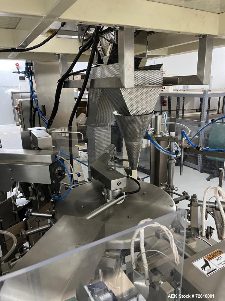 Used Plan It Packaging Eight Station Horizontal Premade Pouch Machine