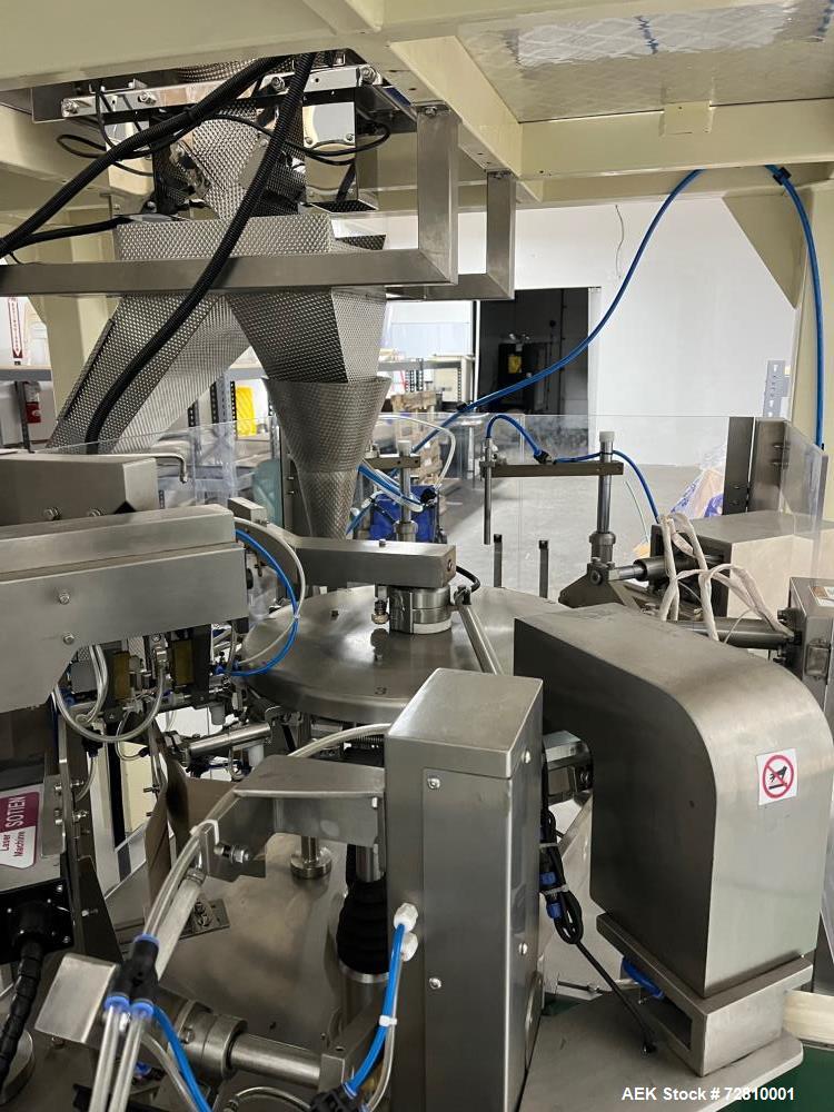 Used Plan It Packaging Eight Station Horizontal Premade Pouch Machine