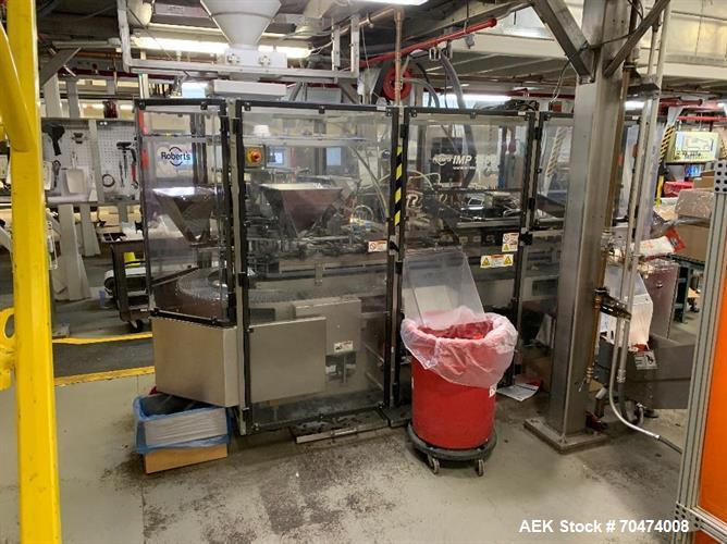 Used Roberts Cloud Model IMP 1500 Stand Up Pouch Line w Weigher