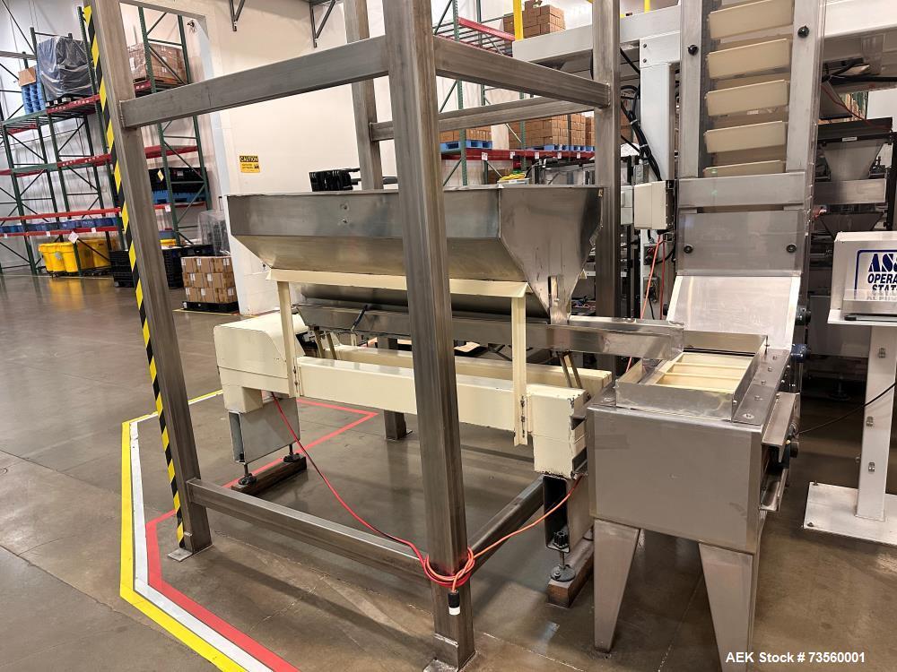 Used Roberts IMFS1500 Preformed Pouch Packager with Ishida 12-Head Scale & Elevator | 50 Pouches/Min | Allen Bradley Controls | Grain Packaging Line