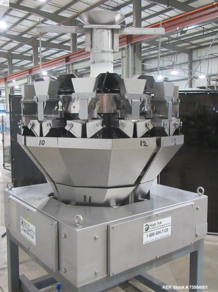 Preowned Roberts IMFS1500 Automated Pouch Filling System with Ishida Scale
