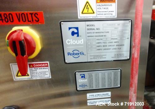 Used Roberts, Model IMP-1500 Horizontal Pre Form Pouch Machine. Capable of speeds up to 50 pouches per minute (depending on application, bag size and product fill). Bag size range: 4" - 12" or 100mm ...
