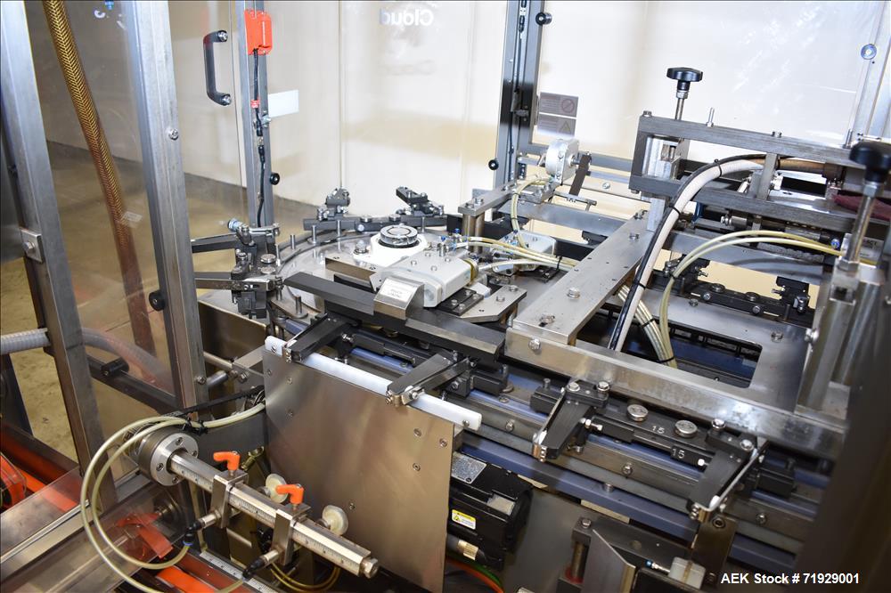 Used Roberts Model IMP-1500 Horizontal Pre Form Pouch Machine. Capable of speeds up to 50 pouches per minute (depending on application, bag size and product fill). Bag size range: 4" - 12" or 100mm -...